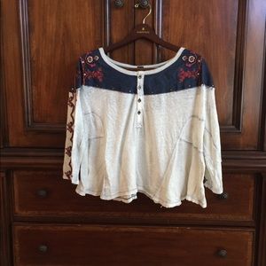 Free people flowy shirt